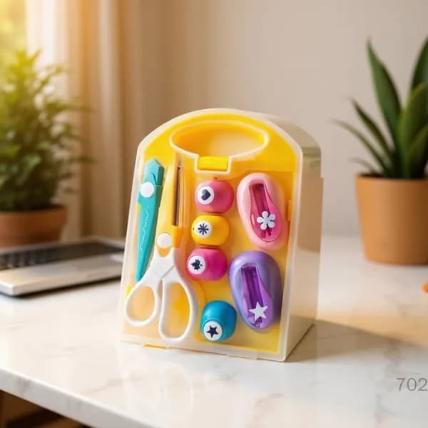 Детский набор для DIY прессования цветов, большой штамп для цветов, ножницы с фигурными лезвиями, материалы для рукоделия