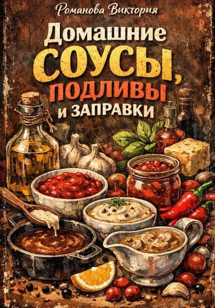 Домашние соусы, подливы и заправки | Романова Виктория | Электронная книга