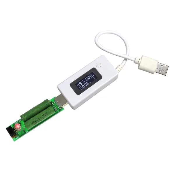 Тестер зарядки напряжения USB с ЖК-дисплеем, контролирующий мощность мобильного устройства