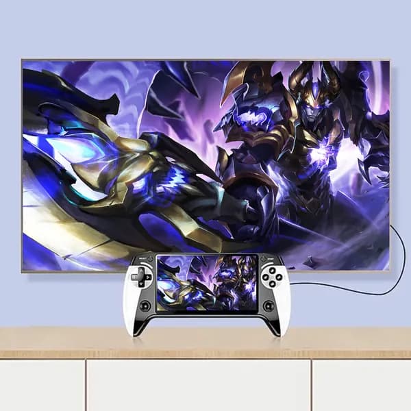 Портативная игровая консоль X9 с экраном 5,5 дюйма, разрешением 1080p и 5000+ играми