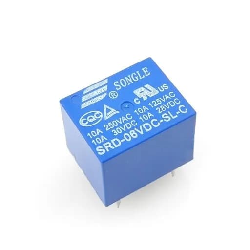 Реле T73 5V 10A (SRD-05VDC-SL-C) (10 штук)