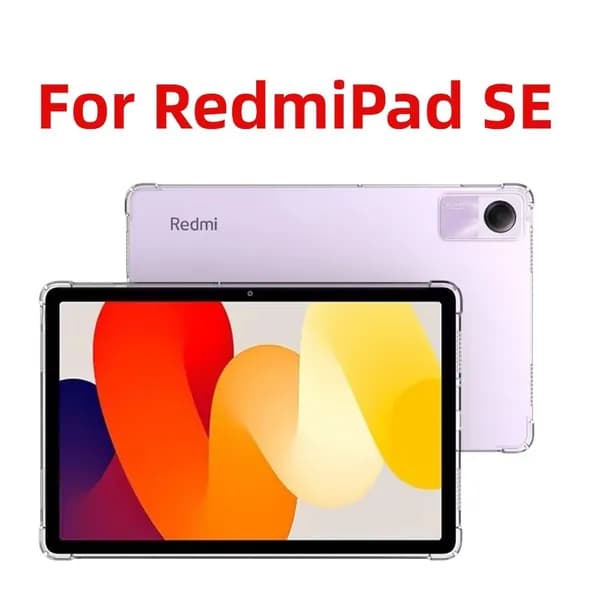 Прозрачная защитная оболочка RedmiPad SE защищает от падения