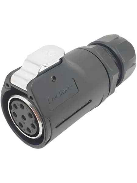 Разъем CNLINKO LP-28, 8-пиновый, 8pin, мама, IP67, штекер lp28