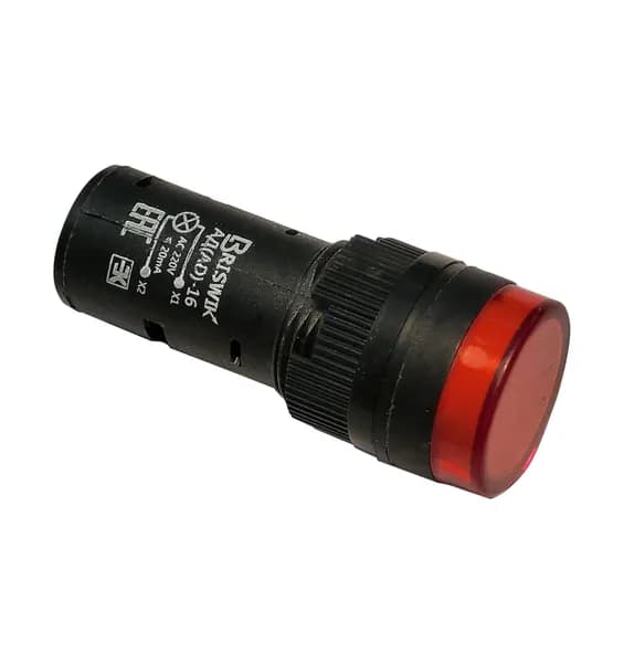 АД(AD)-16 красный 220В AC/DC IP65 Индикатор светодиодный