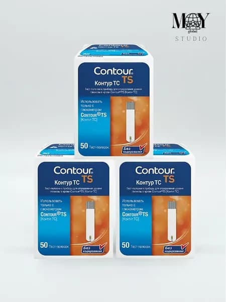 Тест полоски Контур ТС Contour TS, 150 шт.