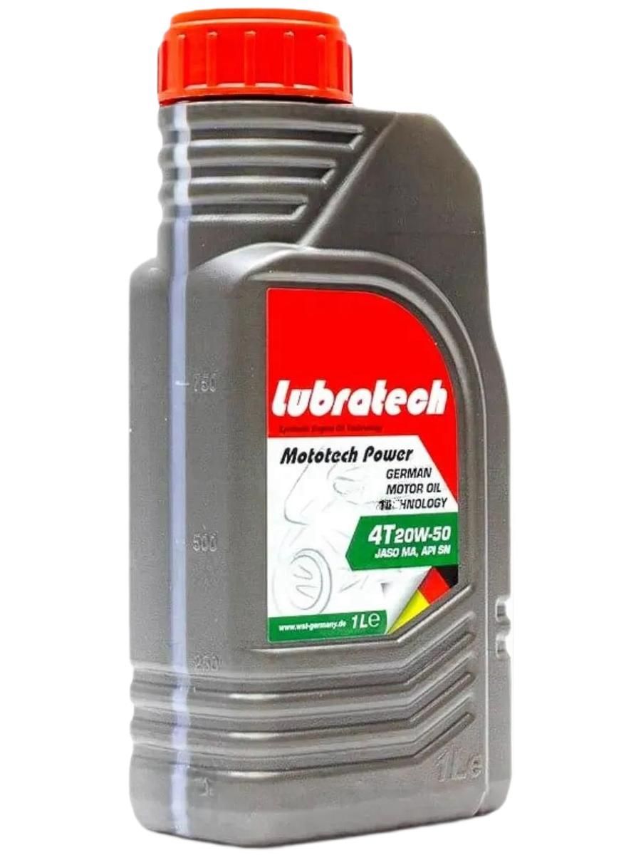 Lubratech MOTOTECH POWER 4T 20W-50 Масло моторное, Минеральное, 1 л