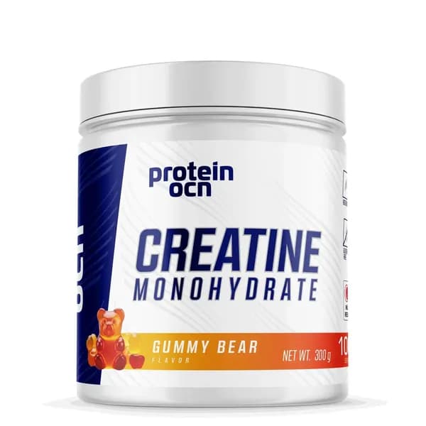 Protein Ocean Премиальный Креатин, Быстрорастворимый, Поддержка Силы и Выносливости для Спортсменов, Вкус Мишек Гамми, 300 г