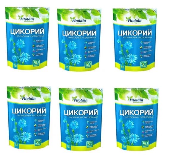 Fitolain Цикорий, 100г, 6шт