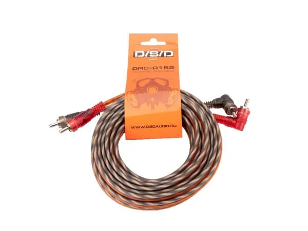 Кабель RCA, 2 канала, 5м, витая пара, D/S/D DRC-R152