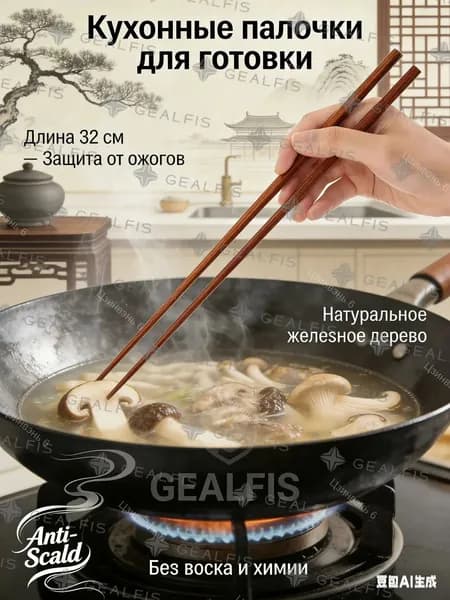 Зажимы для китайских палочек, 32 см, 1 шт