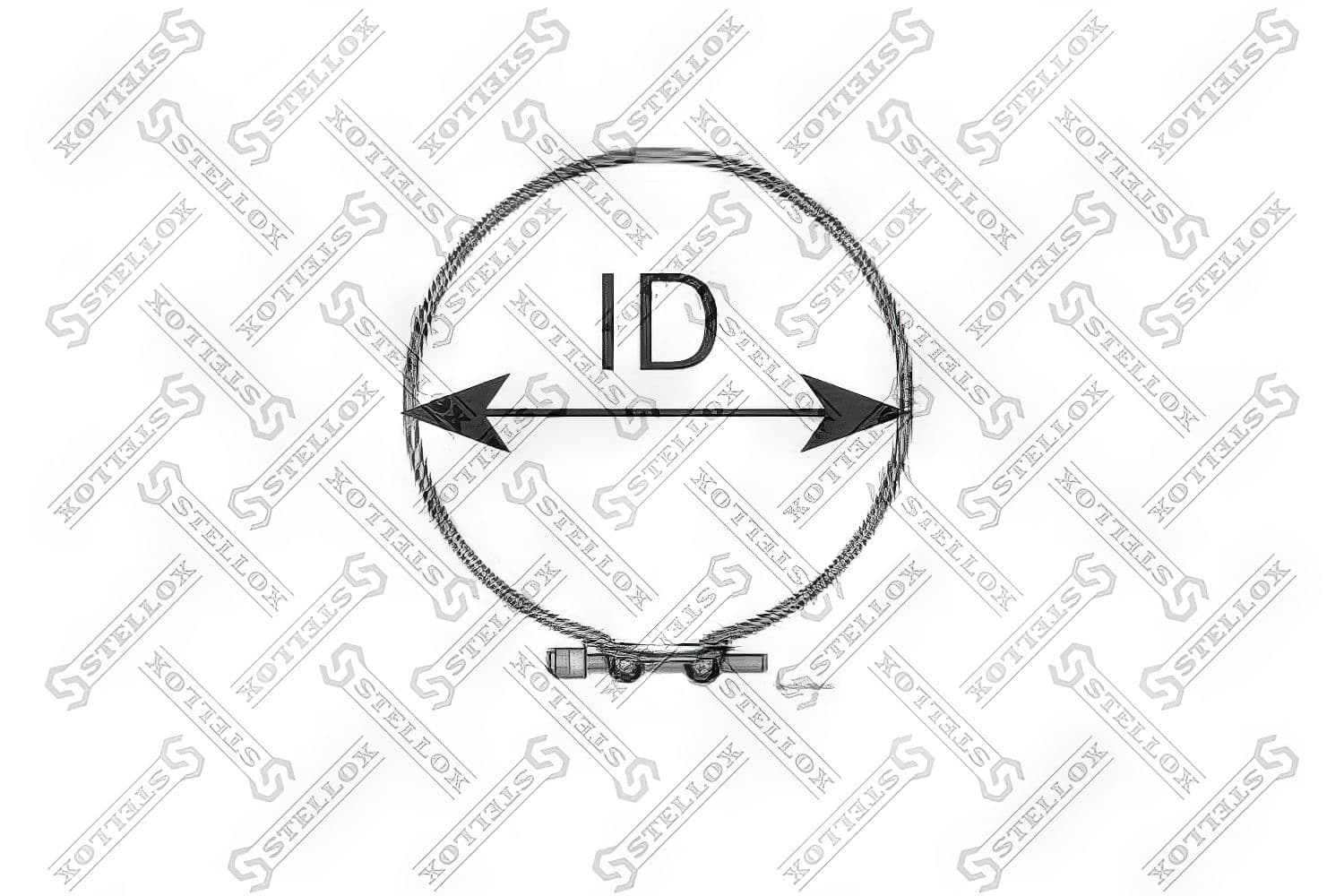 Хомут глушителя Даф 82-01096-SX STELLOX