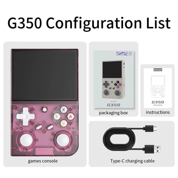 Портативная игровая консоль PS с вертикальным экраном Coopreme G35, внешнее соединение WIFI, поддержка битвы для двух игроков