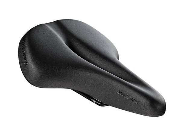 Седло на велосипед Bontrager Boulevard длина 280 мм, ширина 205 мм., цвет чёрный Black