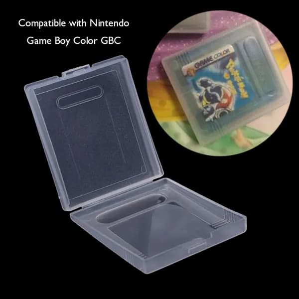 Прозрачные пластиковые чехлы для картриджей Nintendo Game Boy Color, 5 шт.