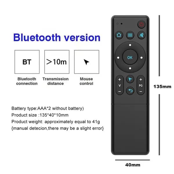 Беспроводная обучаемая аэромышь M5 Bluetooth 5.2 с инфракрасным управлением (черная)