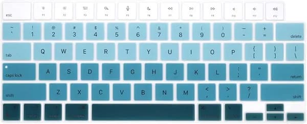 Чехол для клавиатуры MacBook Air 15 и 13.6 дюймов, Mac Book Pro 14 и 16 , американский макет, английская версия моделей M4 M3 M2 M1