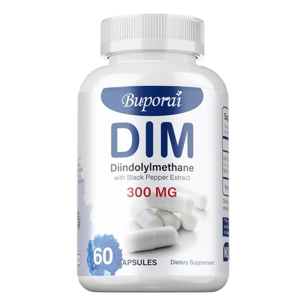 Капсулы Buporai DIM Balancing -содержат DIM и экстракт черного перца - способствуют гормональному балансу и поддерживают метаболизм