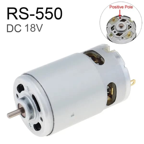 RS550 DC мотор Диаметр вала 3,2 мм 18V 23000rpm 60W для замены электрической дрели-шуруповерта различные аккумуляторные отвертки аксессуар