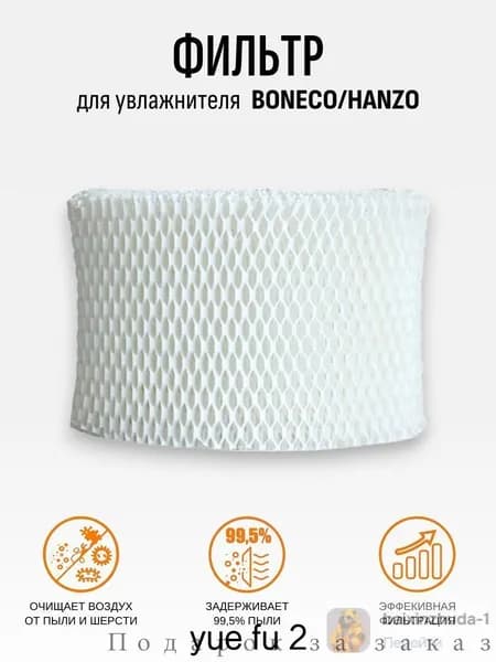 Сменный фильтр-мат для увлажнителя Boneco E2441/E200, совместим Hanzo Z19