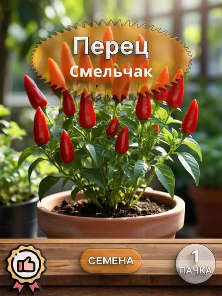 Перец кустарниковый Смельчак, семена, 10 шт.