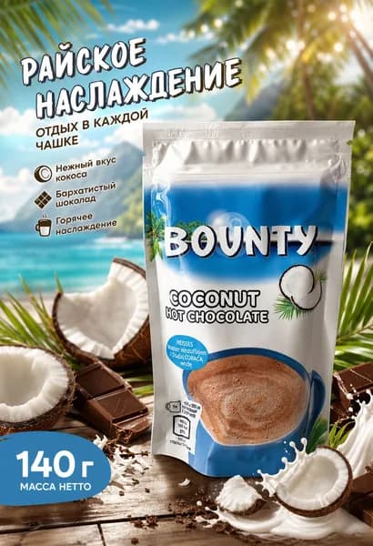 Горячий шоколад Bounty 140 гр Великобритания