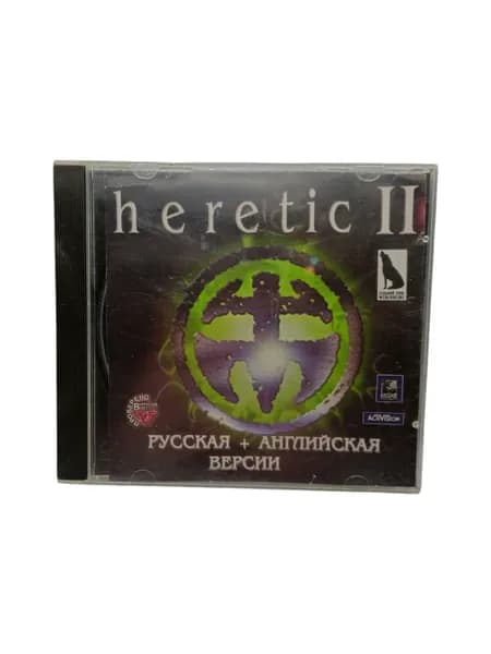 Винтажный компьютерный диск с игрой Heretic 2.
