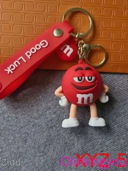 Брелок-игрушка М&М's красный / M&M's red для ключей, сумки, рюкзака