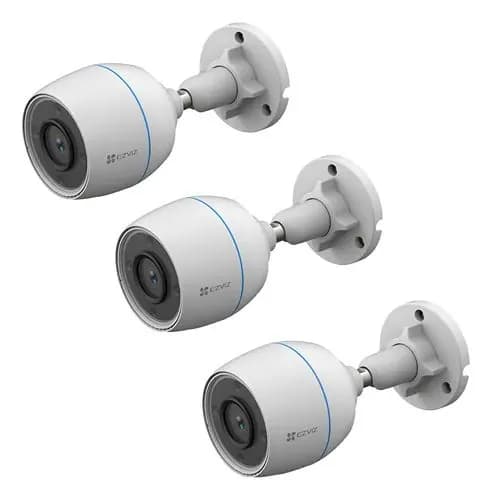 EZVIZ CS-H3c Не (Color) 2МП Уличная Wi-Fi камера встроенный микрофон и слот под microsd карту. Комплект 3 штуки