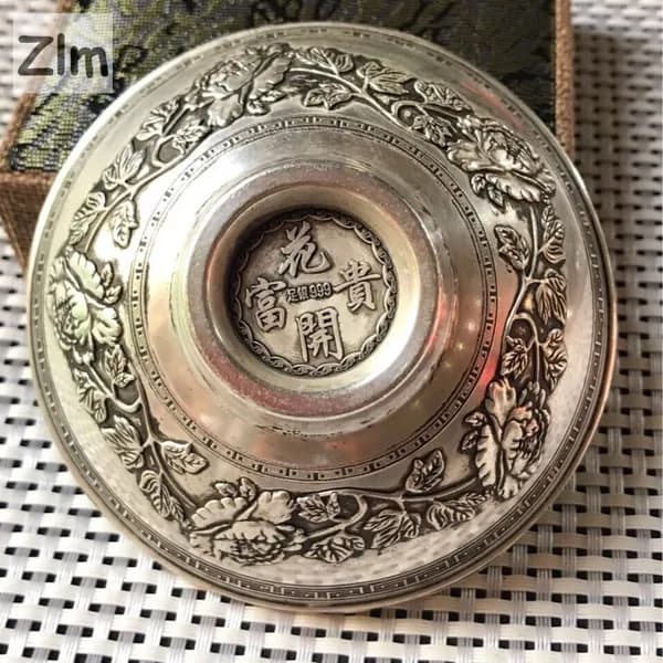 Серебряная эксклюзивная коллекционная чаша