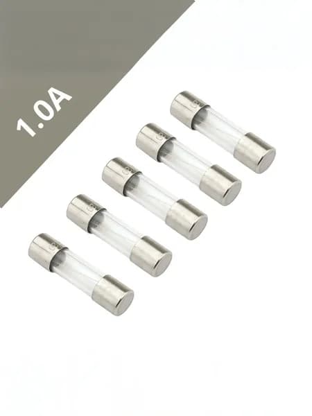 Предохранитель стеклянный 1А 5х20мм 250V - 5шт