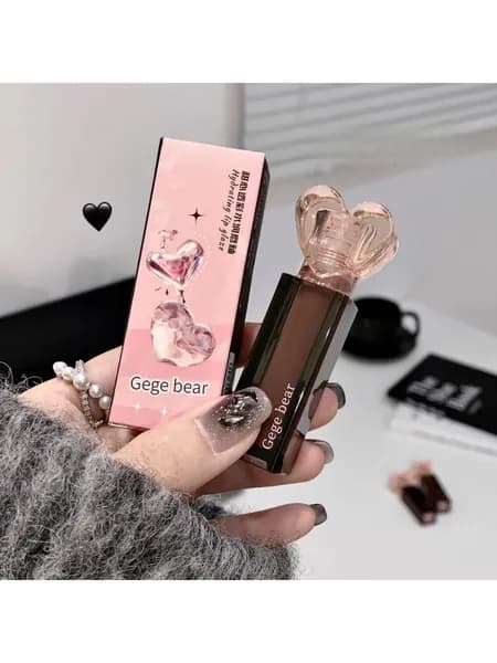 Блеск для губ,Gege bear,Блеск, увлажнение, легкая окраска