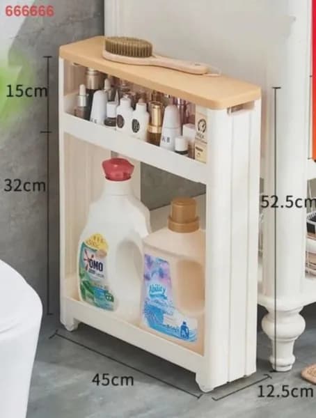 Стеллаж для ванной, 45х12.5х52.5 см