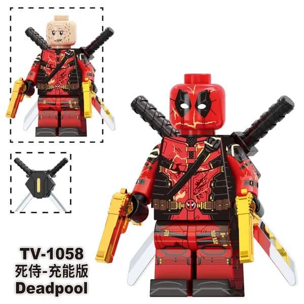 Минифигурки блоки Фигурка Marvel Avengers Deadpool Wolverine TV6207