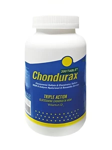 Chondurax 200 таблеток глюкозамин и хондроитин для здоровья суставов, связок и хрящей