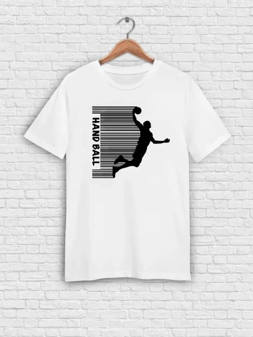 Гандбол футболка Штрихкод одежда handball