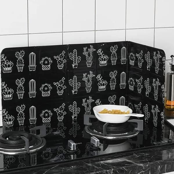 Эксклюзивный складной экран от масляных брызг для кухни из алюминия