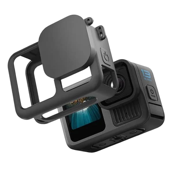 Силиконовый чехол для GoPro HERO 13: ударопрочный, с крышкой объектива, ремешком и батарейной крышкой