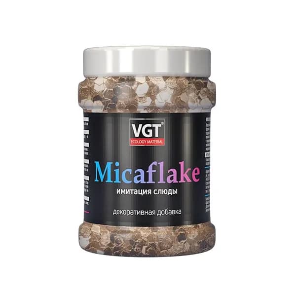 Декоративная добавка, Хлопья синтетической слюды Mica Flakes ChemTech 2080 6-10 mesh (имитация слюды) Золотистая 2000 мкм (0,04 кг) ВГТ