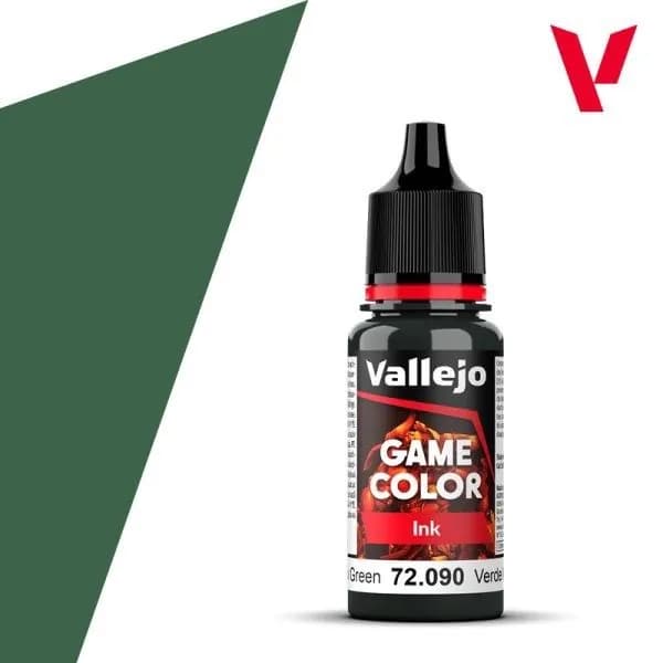 Краска Game Color - Black Green Ink 18 ml Vallejo 72090 - 118