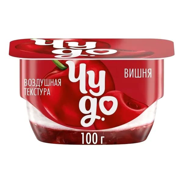 Творог взбитый Чудо взбитый вишня 4,2% БЗМЖ 100 г