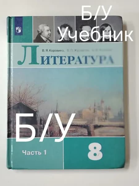 Учебник литература 8 класс 1 часть. Программа 19-22 год