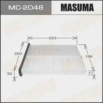 Салонный фильтр masuma mc2048 mazda cx5/3/6 12>