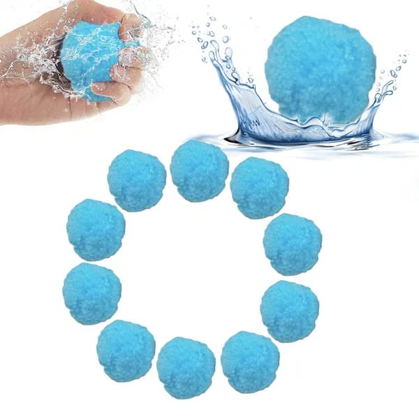 Мячи водные многоразовые, 10 штук