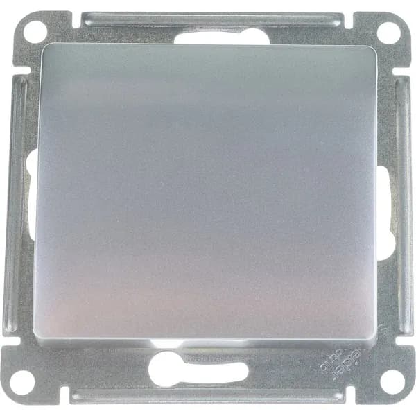 1-клавишный переключатель Systeme Electric (Schneider Electric) GLOSSA сх.6, 10АХ, алюминий GSL000361
