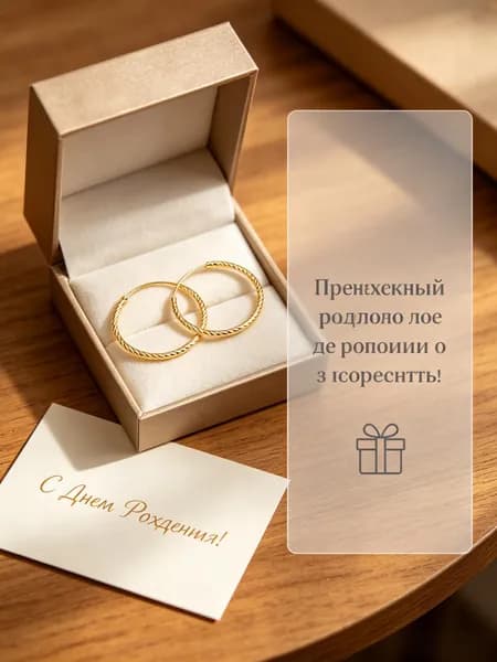 простые серьги-кольца с иглами из серебра 925 пробы