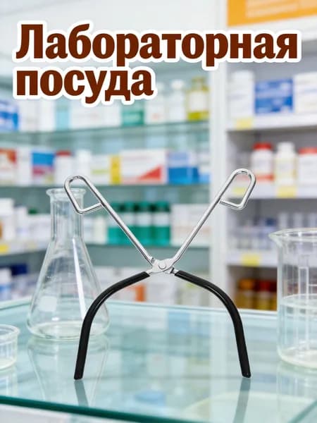Универсальный железный лабораторный зажим для стаканов для химических и биологических опытов