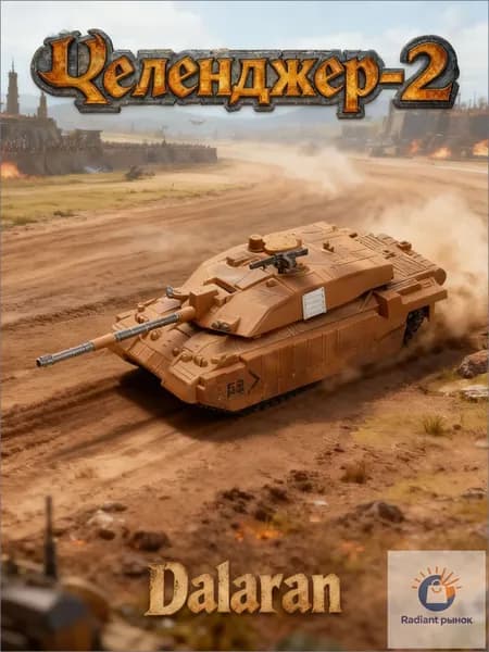Танк Челенджер-2 (Challenger 2) (Великобритания) 1:72 - Сборная модель без клея и окраски детальная Dalaran