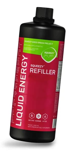 Гель питьевой с электролитами SQUEEZY LIQUID ENERGY, 1000 мл, (без вкуса),
