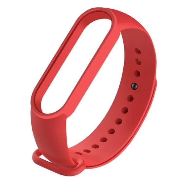Ремешок из силикона для Mi Band 5, красный