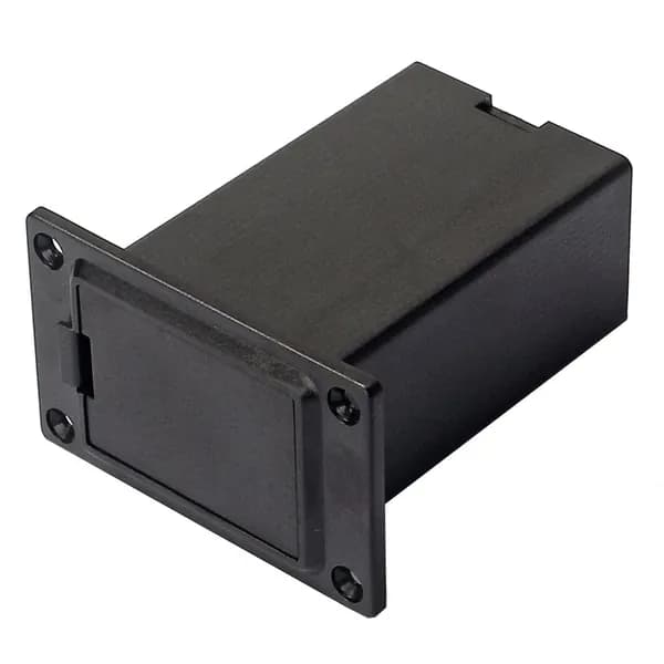 Бокс для батареек, черный, 3T3280_ZGJ721